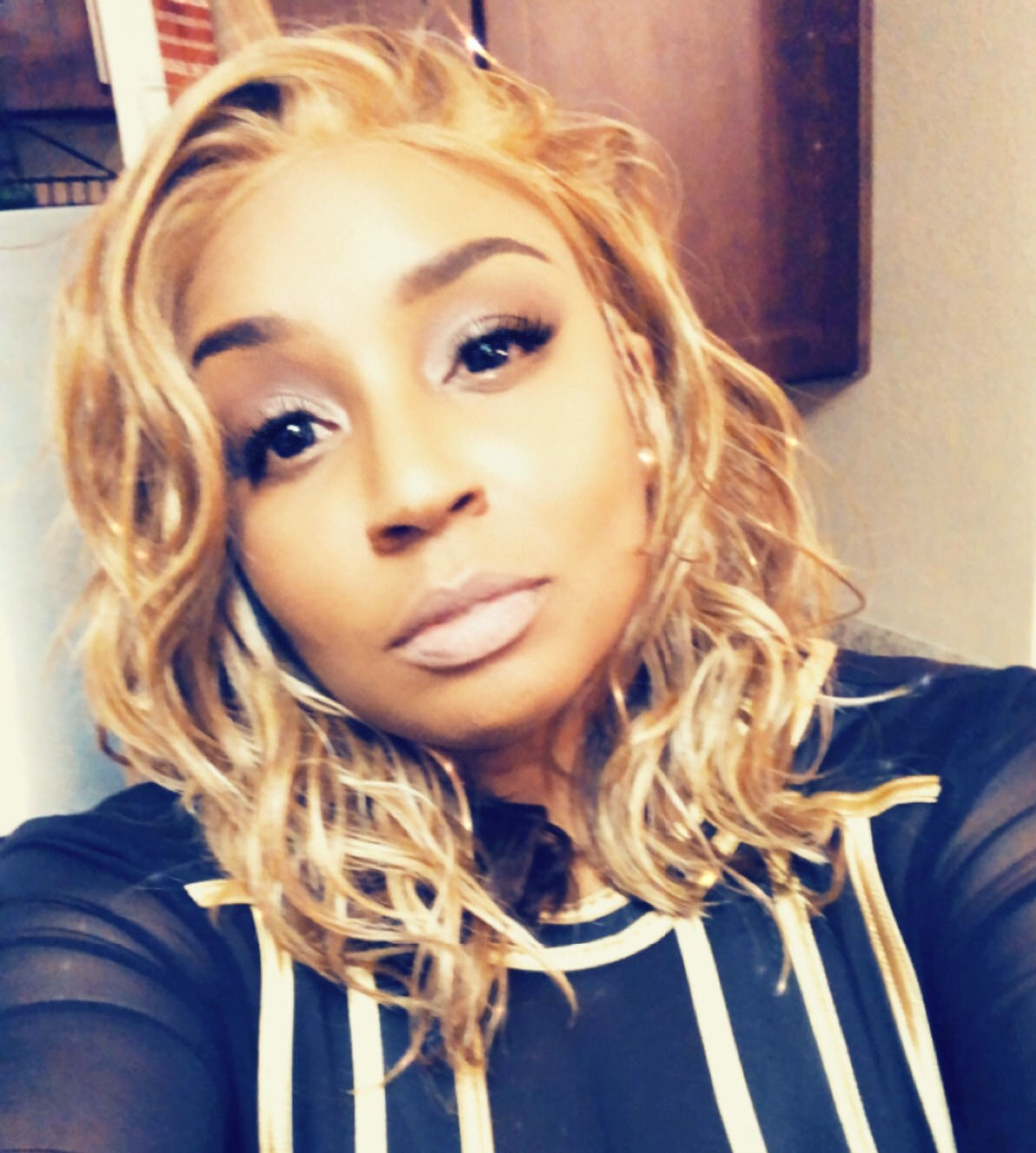 Honey Wet & Wavy Sexy Wig