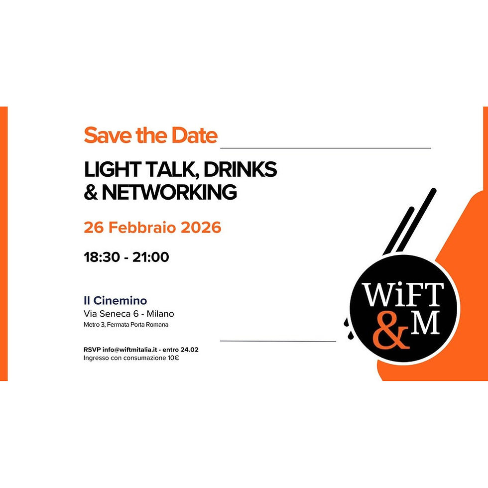 LIGHT TALK, DRINKS & NETWORKING