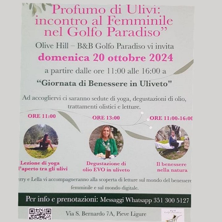 GIORNATA DI BENESSERE IN ULIVETO