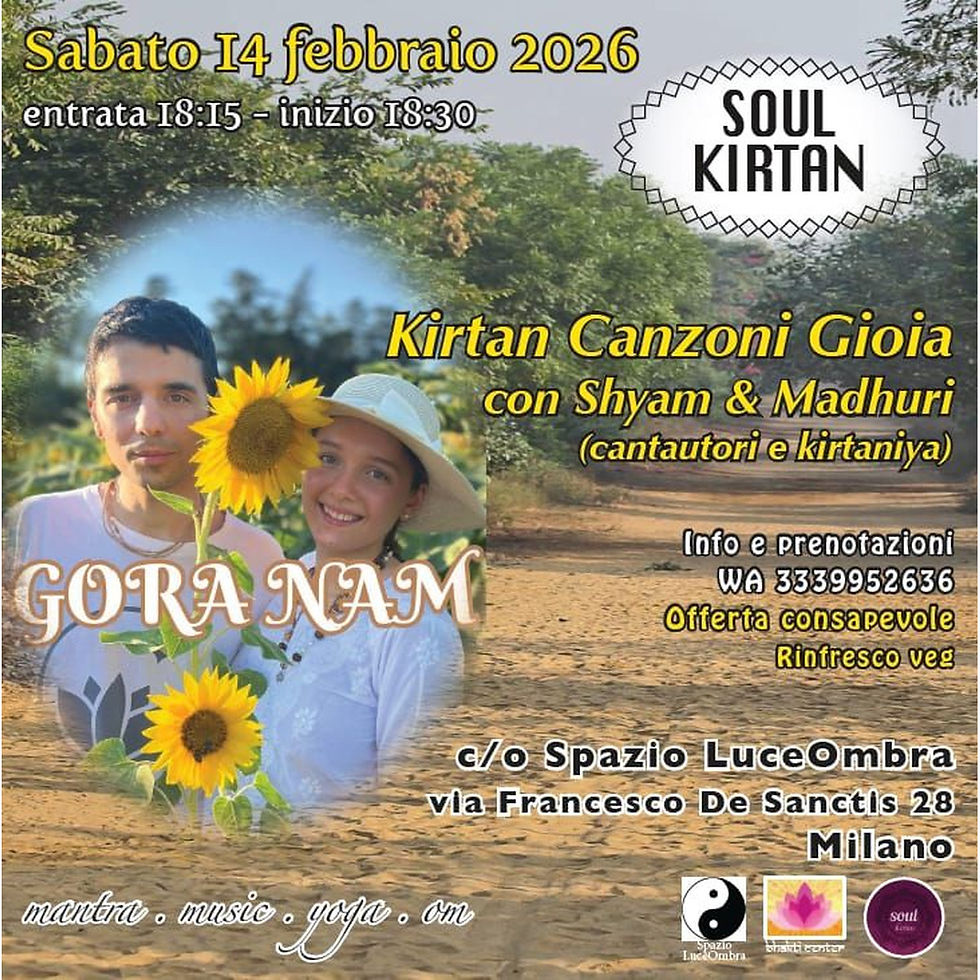 Kirtan Canzoni Gioia con Madhuri & Shyam