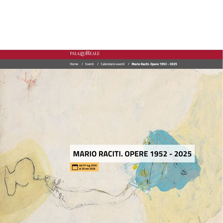 Mario Raciti. Opere 1952-2025