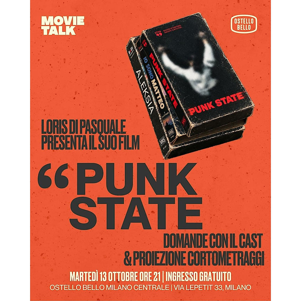 PUNK STATE – Proiezione di cortometraggi e incontro con il regista