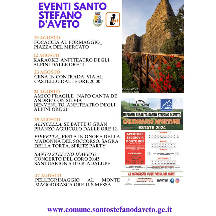 Eventi Santo Stefano D'aveto