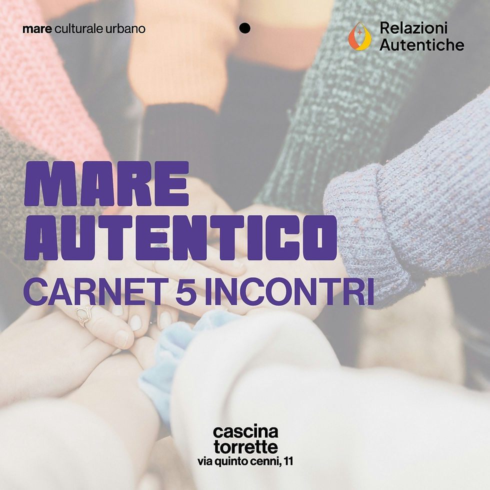 MARE AUTENTICO: La palestra delle relazioni - Carnet 5 incontri