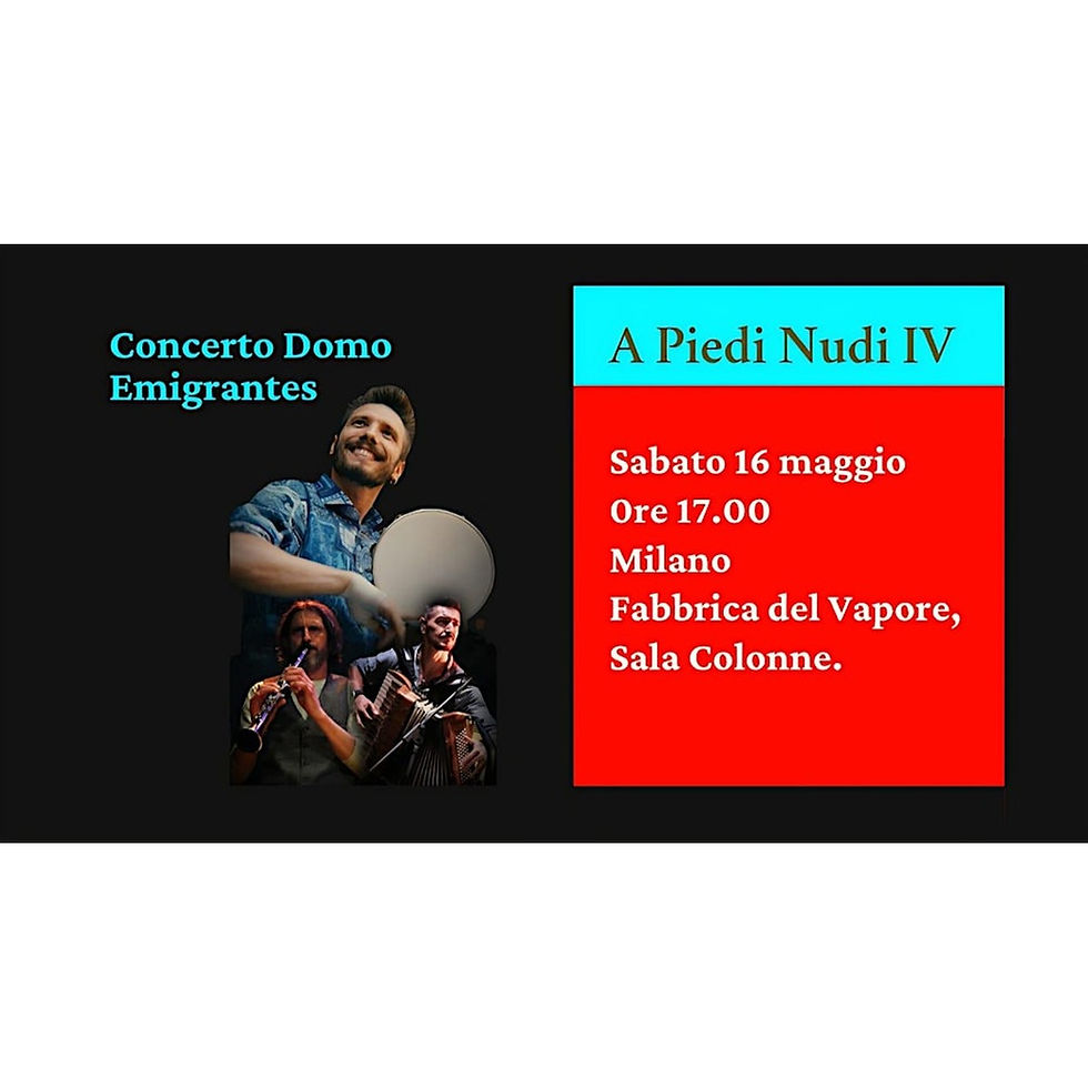 Concerto Siciliano dal vivo a Milano | Festival A Piedi Nudi IV