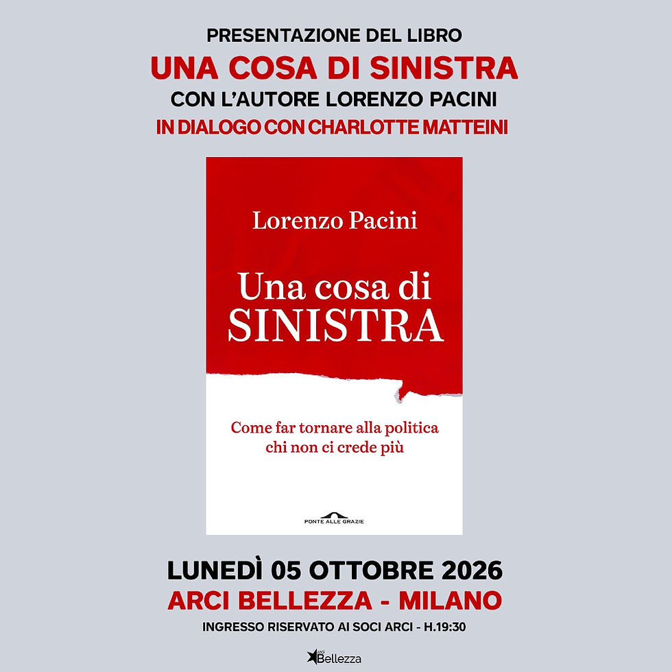 Lorenzo Pacini _ "Una Cosa di Sinistra"