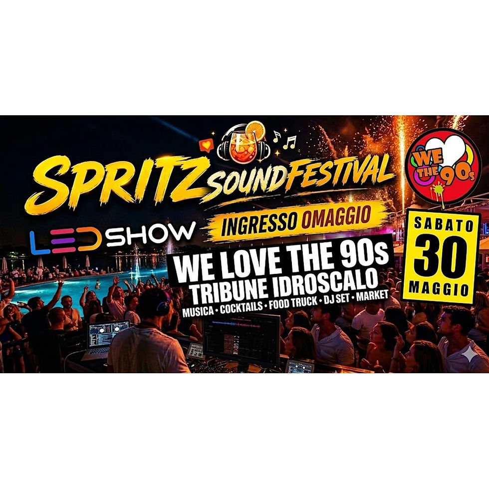 WE LOVE THE 90s FESTIVAL – IDROSCALO MILANO - Ingresso OMAGGIO UOMO E DONNA