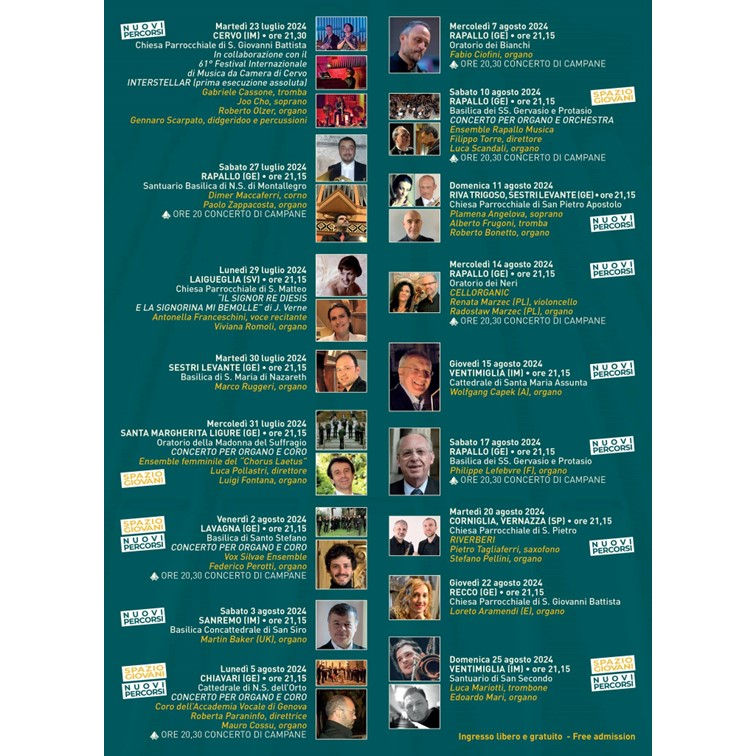 26° Festival Organistico Internazionale