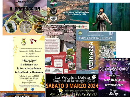 In evidenza - Oggi sabato 9 marzo