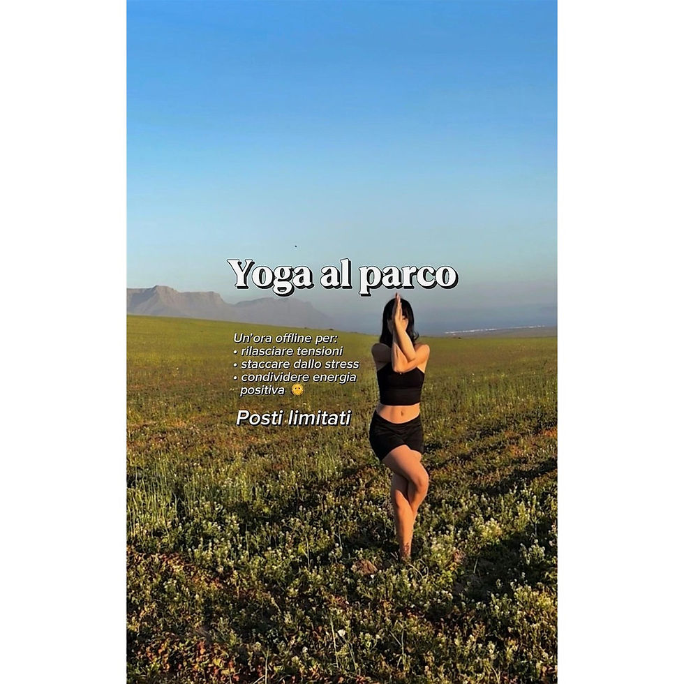 Yoga al parco