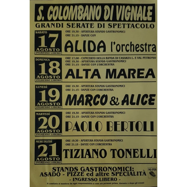 Grandi serate di spettacolo