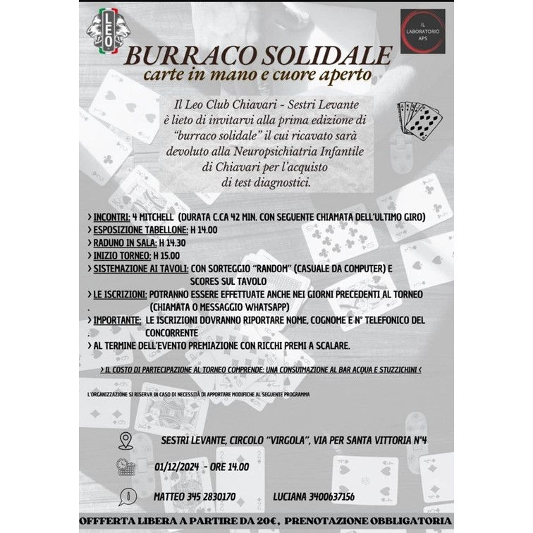 BURRACO SOLIDALE