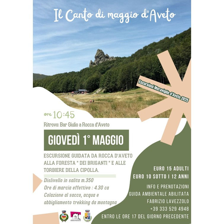 escursione guidata da Rocca d’Aveto