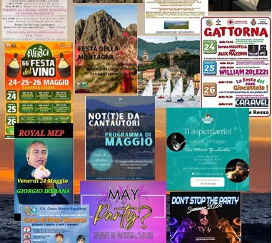In evidenza gli eventi di oggi, venerdì 24 maggio