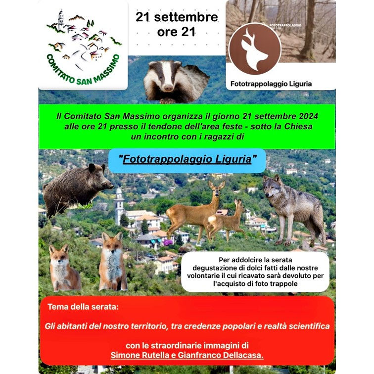 Fototrappolaggio Liguria