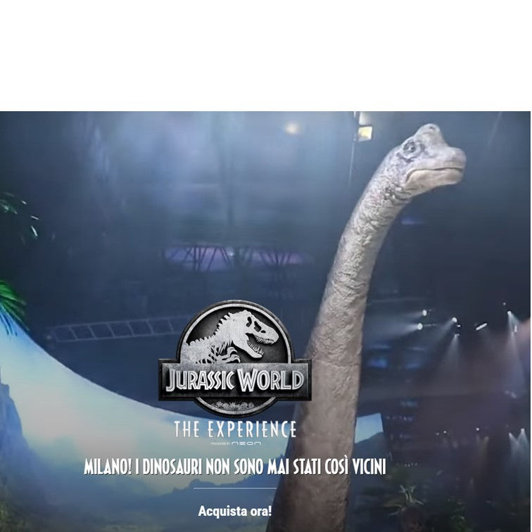 “Jurassic World: The Experience” da MilanoSesto