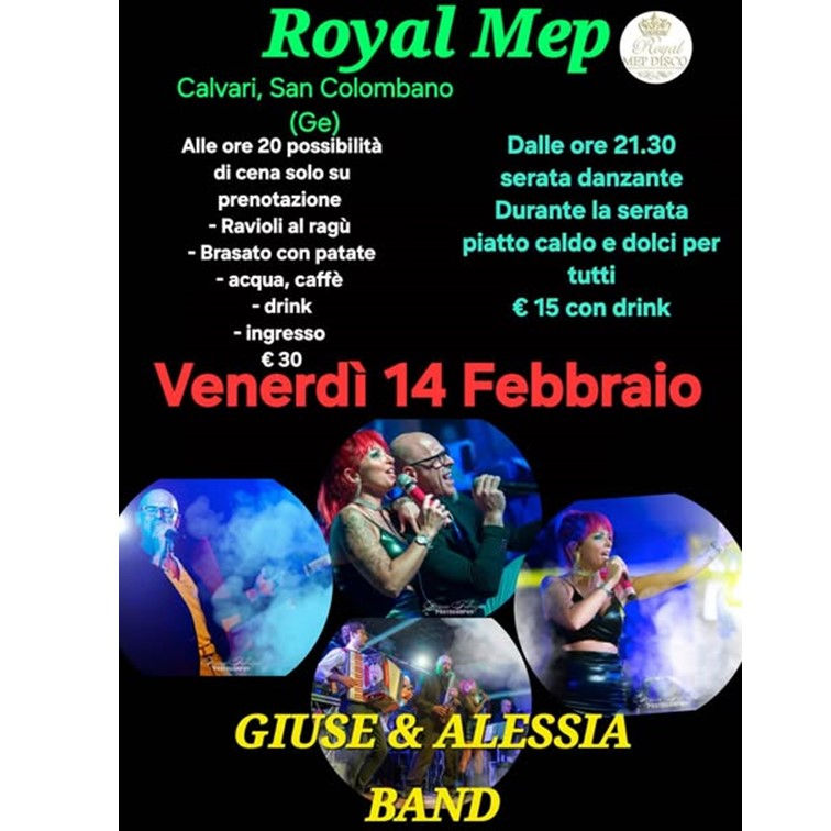 Serata danzante con possibilità di cena