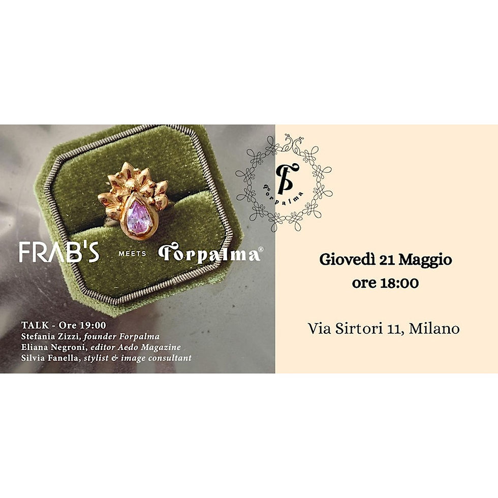 Pop Up Event with Forpalma by Stefania Zizzi
