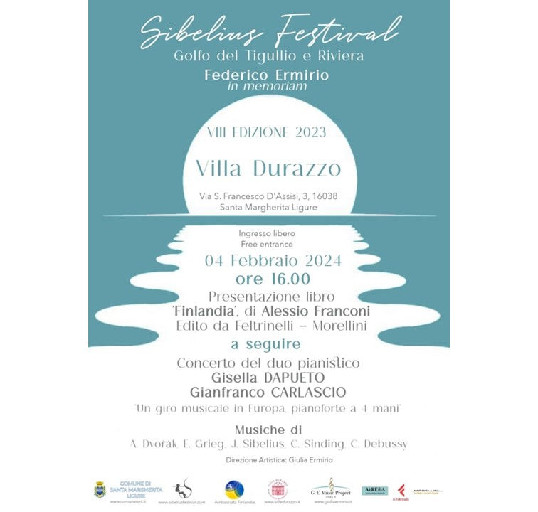 presentation of the book “Finlandia” by Alessio Franconi and piano concert