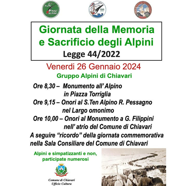 Giornata della Memoria e Sacrificio degli Alpini