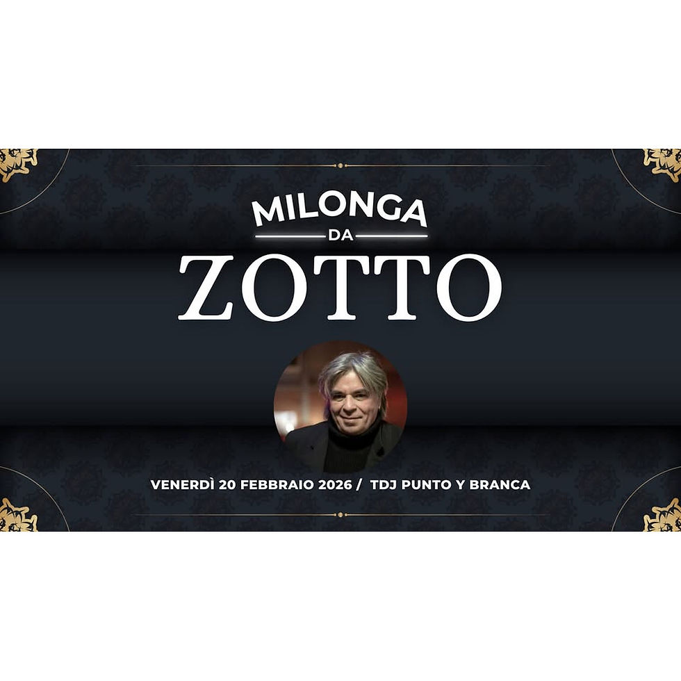 VENERDÌ Si balla… DA ZOTTO