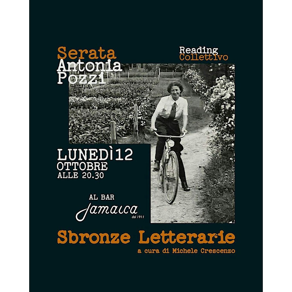Sbronze Letterarie: Antonia Pozzi