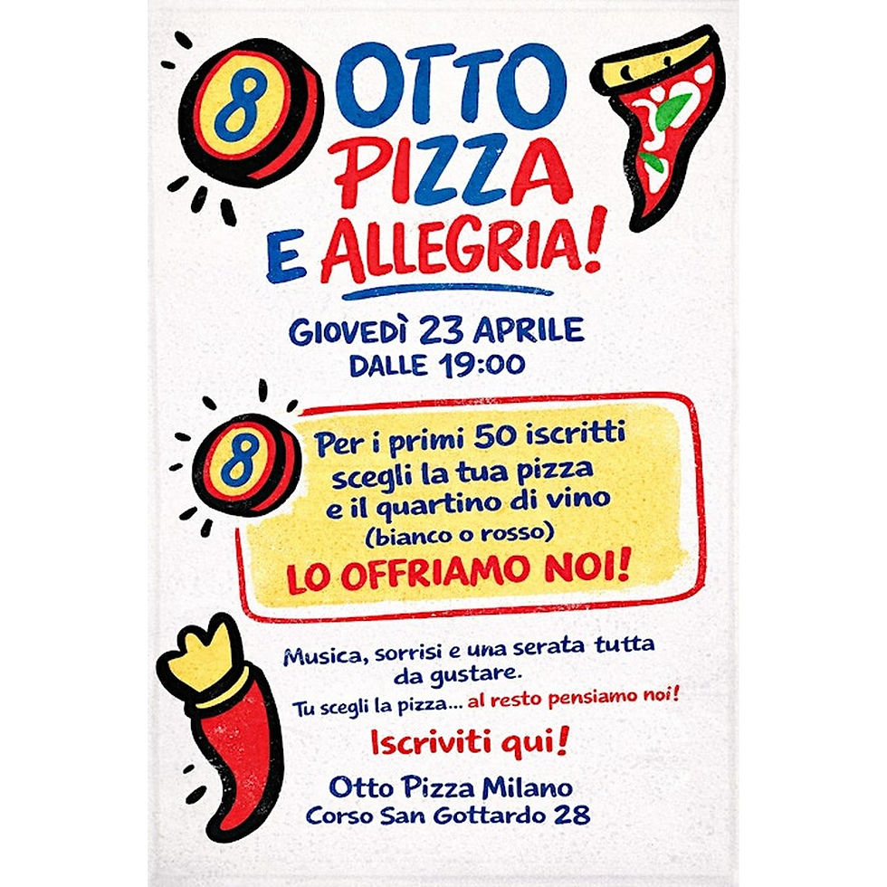 OTTO PIZZA & ALLEGRIA!