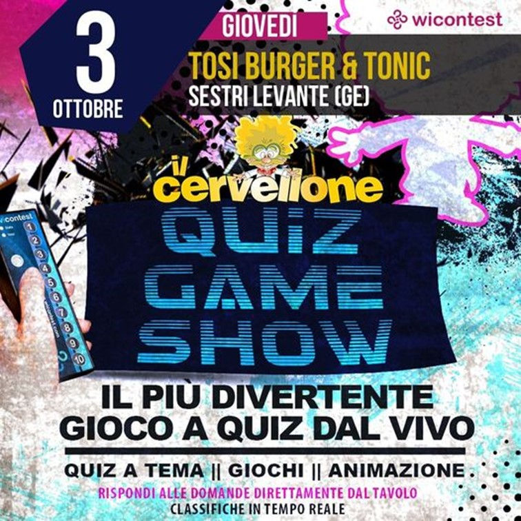 Il cervellone - game quiz show