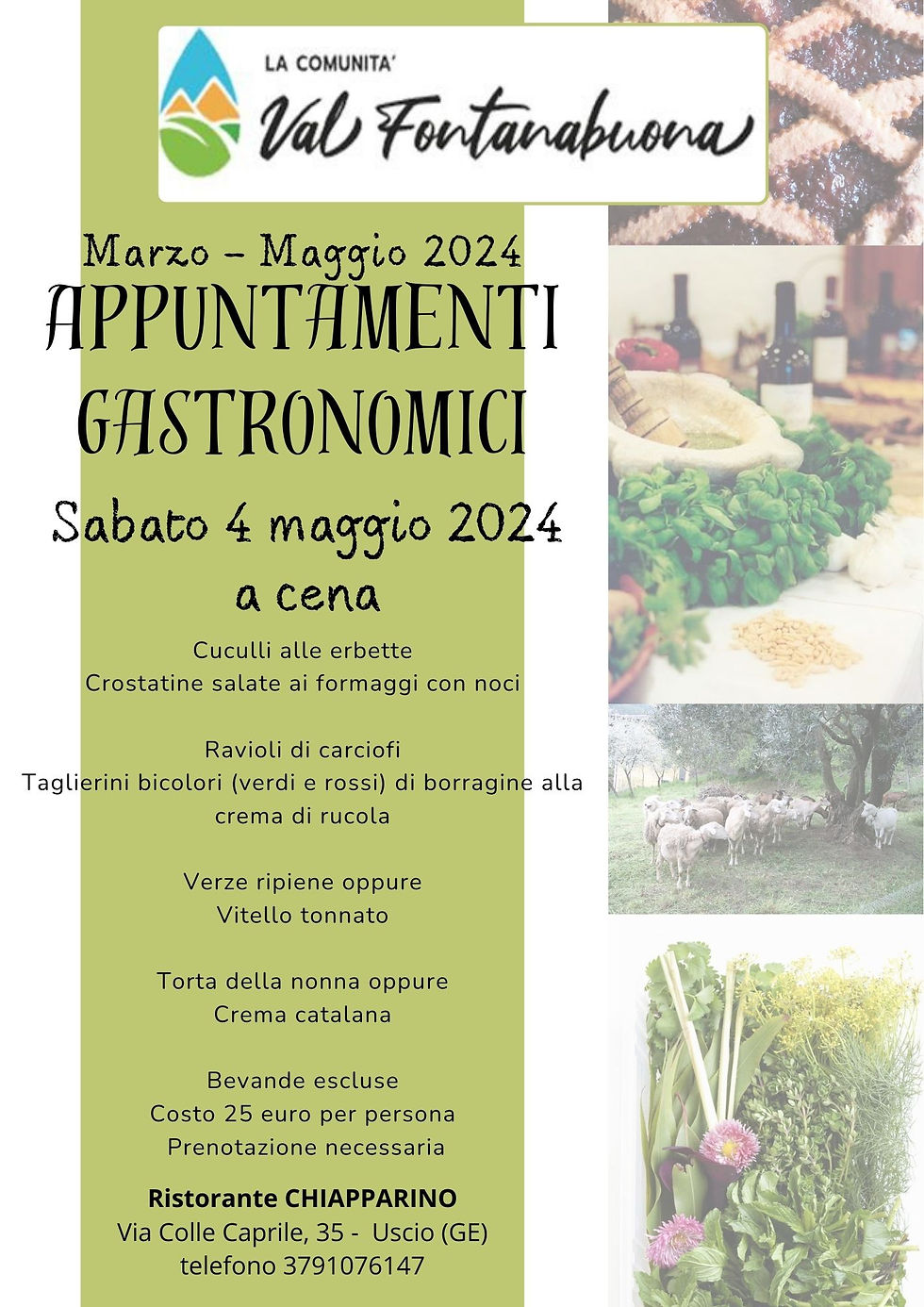 Gastronomic events in Valfontanabuona