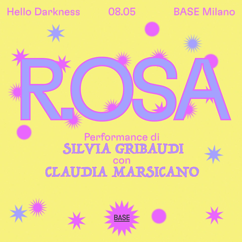 R.OSA di Silvia Gribaudi, con Claudia Marsicano