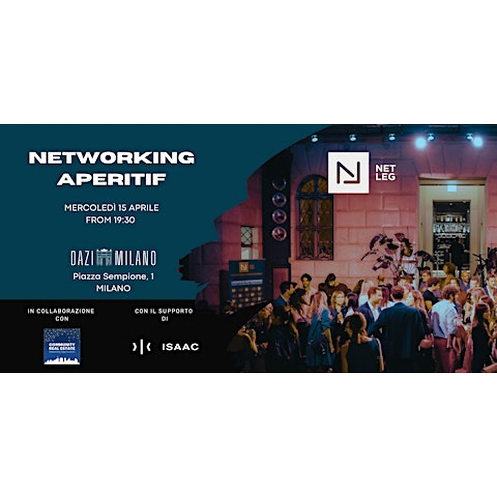 NetLeg Milano Networking Aperitif @DaziMilano