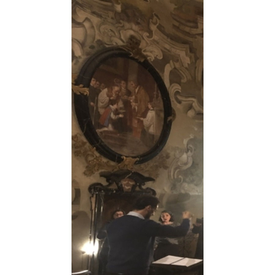 Capuano e l’Ensemble vocale “Il Canto d’Orfeo in San Simpliciano