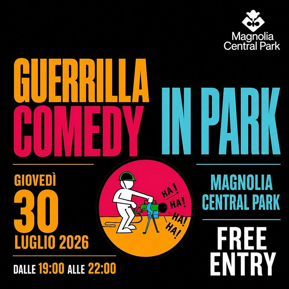 Guerilla Comedy in Park w/ Riccardo Balatti, Nando Prati, Giacomo Pietrini | Magnolia Central Park