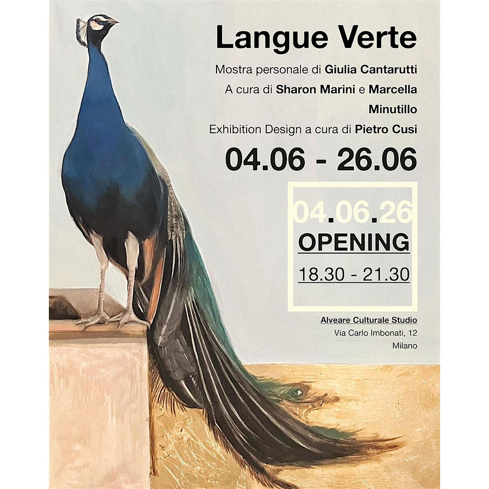 Opening della mostra "Langue Verte" - personale di Giulia Cantarutti