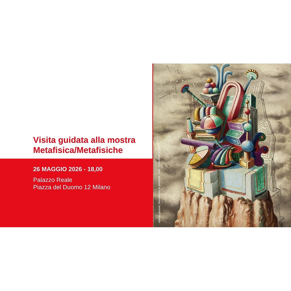 Visita guidata in favore di EMERGENCY. METAFISICA/METAFISICHE con Anna Luigia De Simone