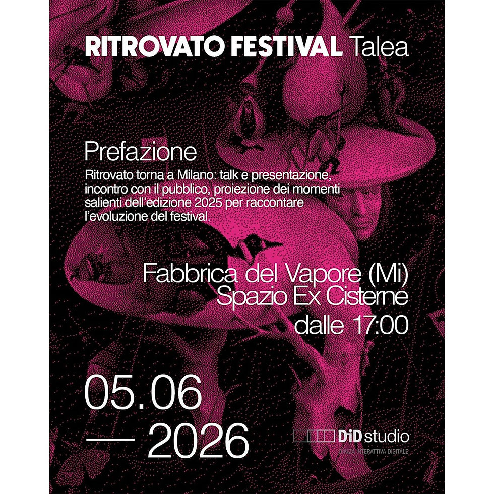 Talea: Ritrovato Festival incontra DiD Studio (Milano)