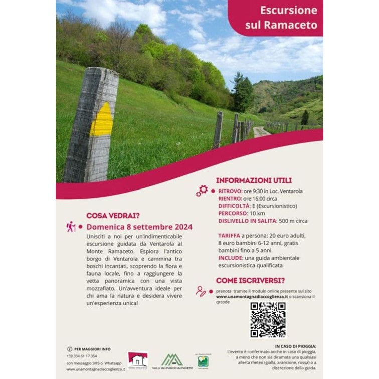 Escursione sul Monte Ramaceto da Ventarola