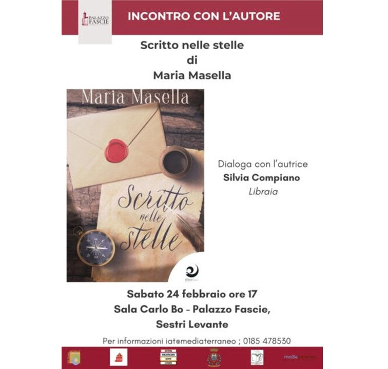 presentation of the historical romance Written in the Stars by Maria Masella