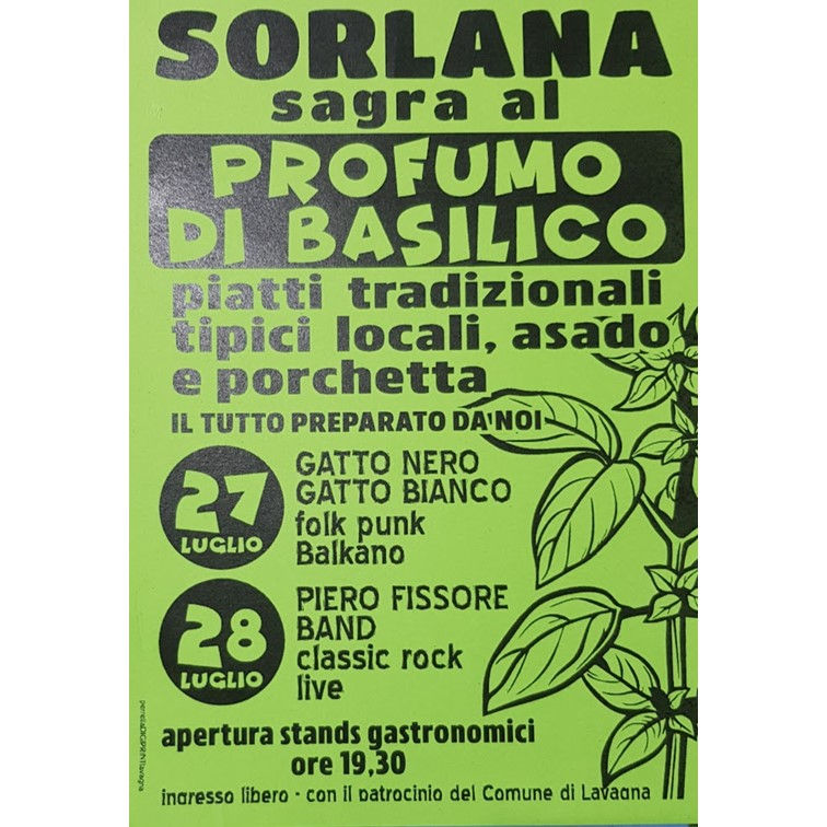 Sagra al profumo di basilico