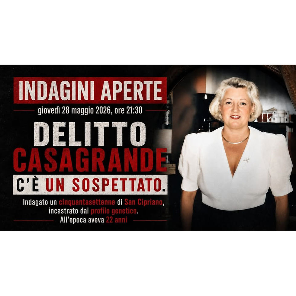 DELITTO CASAGRANDE: C'È UN SOSPETTATO