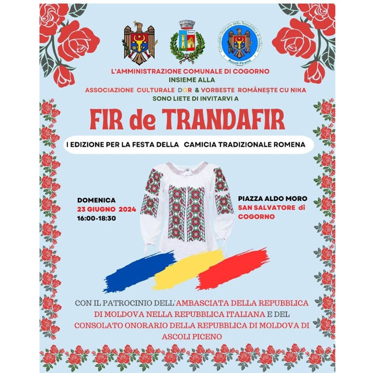 1°EDIZIONE PER LA FESTA DELLA LA CAMICIA TRADIZIONALE ROMENA