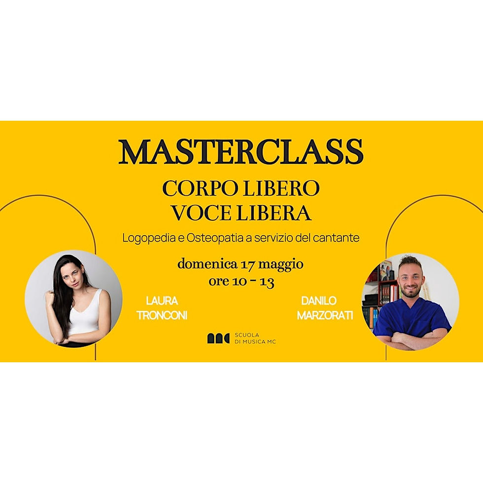 CORPO LIBERO, VOCE LIBERA - Logopedia e Osteopatia a servizio del cantante