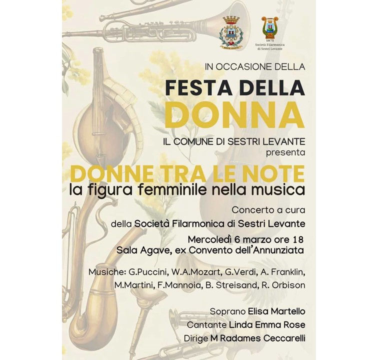 Festa della donna: Donne fra le note
