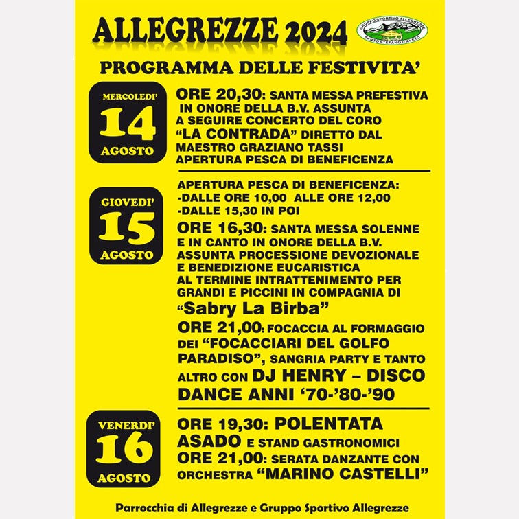 Festa di Allegrezze