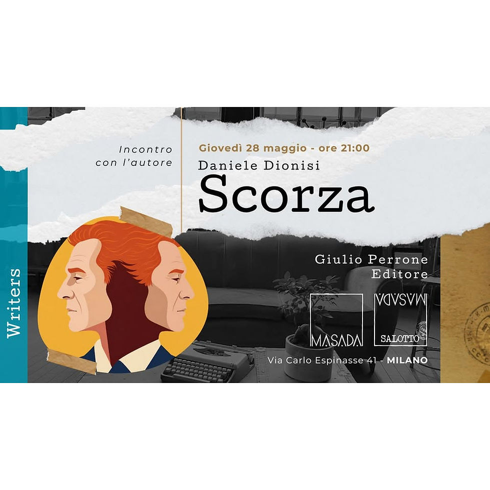 WRITERS - Incontro con l'autore Daniele Dionisi "Scorza" (Salotto Masada)
