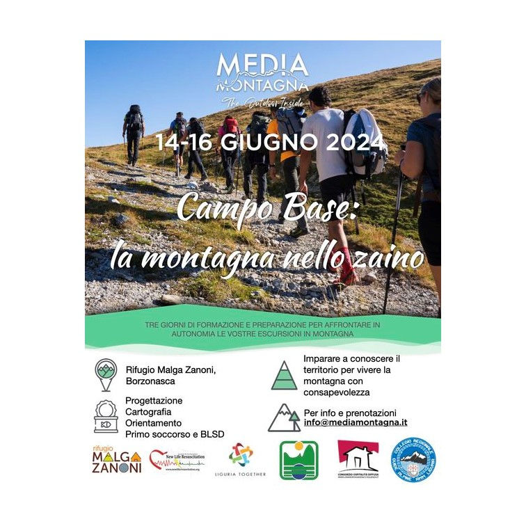 Campo base; la montagna nello zaino