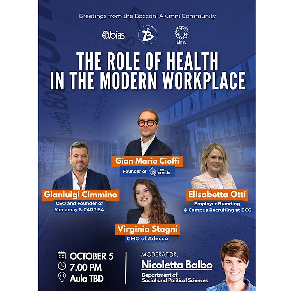The role of Health in the Modern Workplace
