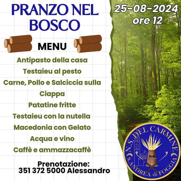 Pranzo nel bosco