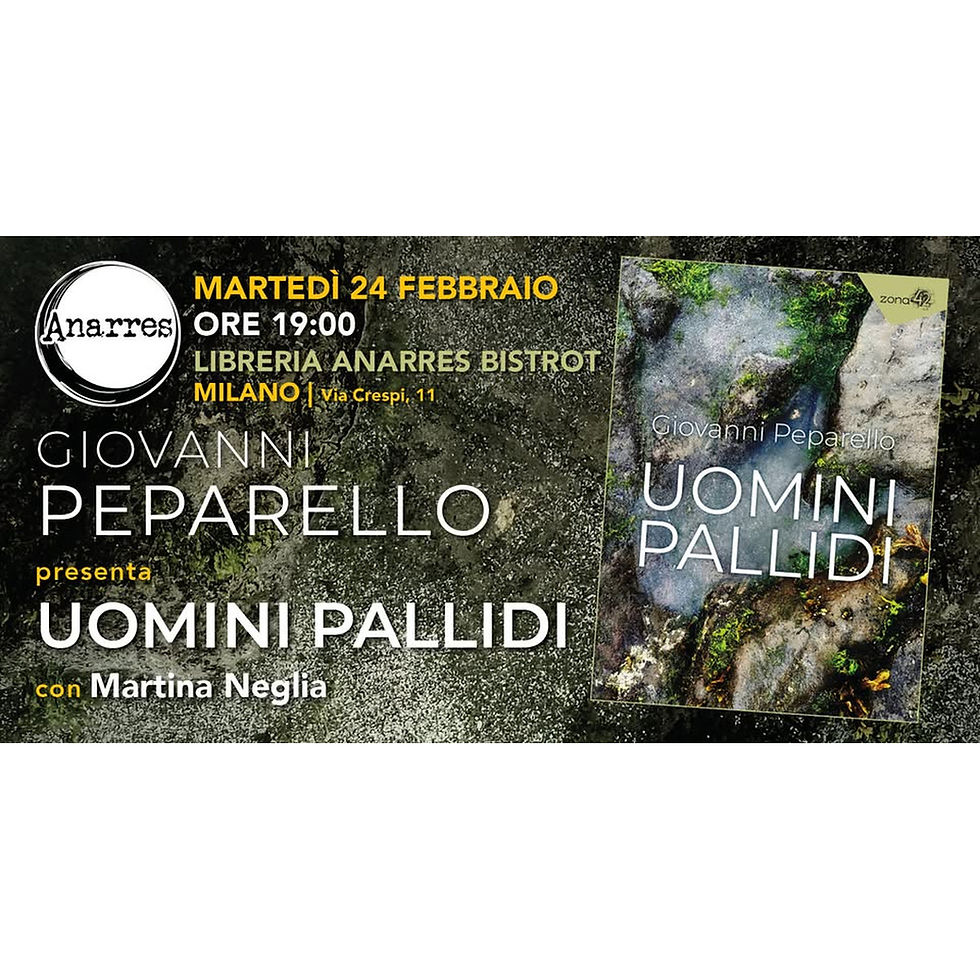 Giovanni Peparello presenta Uomini pallidi | Milano