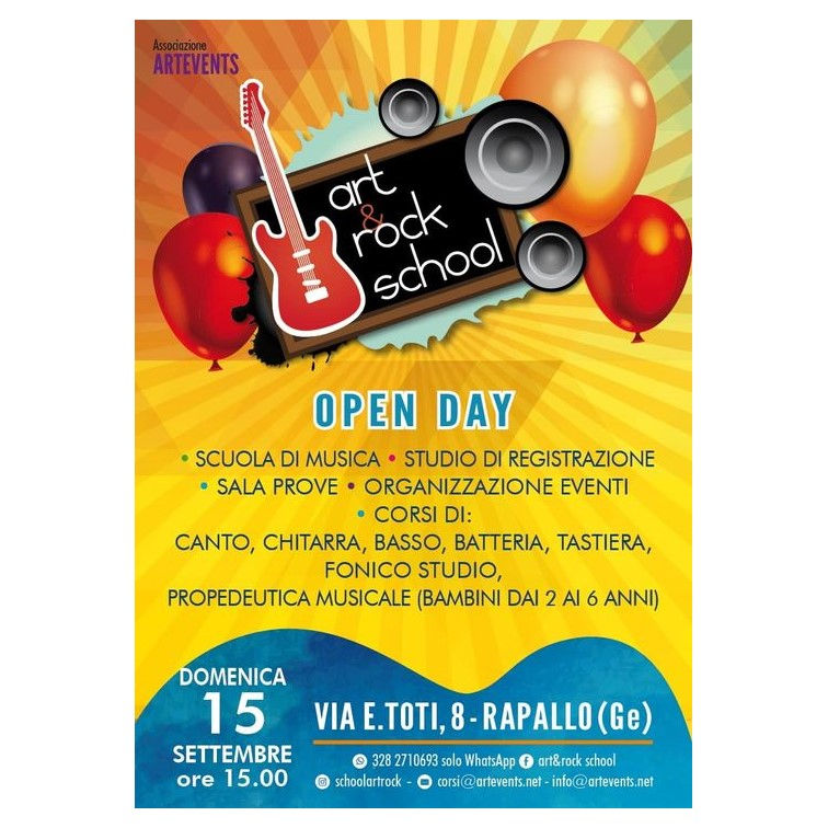 Open Day Art Rock School